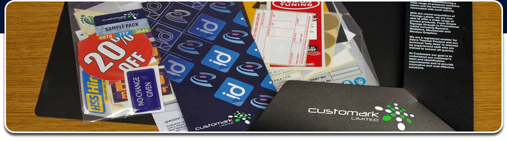 Request a Brochure or Samples from Customark Limited